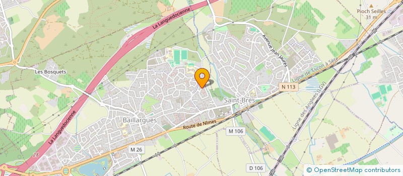 localisation de l'entreprise LM IMMOBILIER  ROUJAN