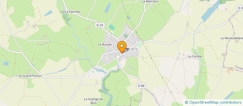 localisation de l'entreprise LM IMMOBILIER & CONSEILS à THORIGNY