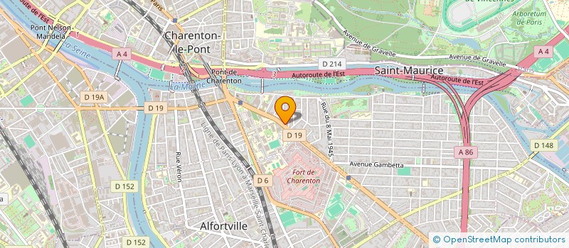 localisation de l'entreprise LM INCENDIE à MAISONS-ALFORT
