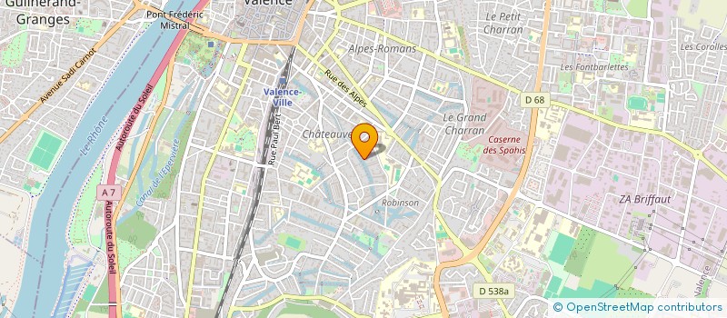 localisation de l'entreprise LM INDIVISION AZAIS MARCON à VALENCE