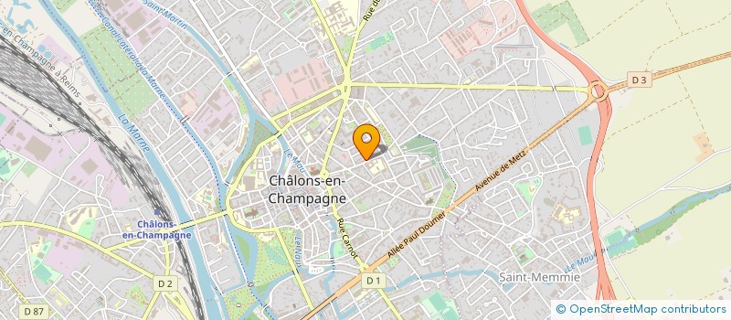 localisation de l'entreprise LM INFORMATIQUE  CHALONS-EN-CHAMPAGNE