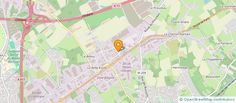 localisation de l'entreprise LM INSTRUMENTATION à CARQUEFOU