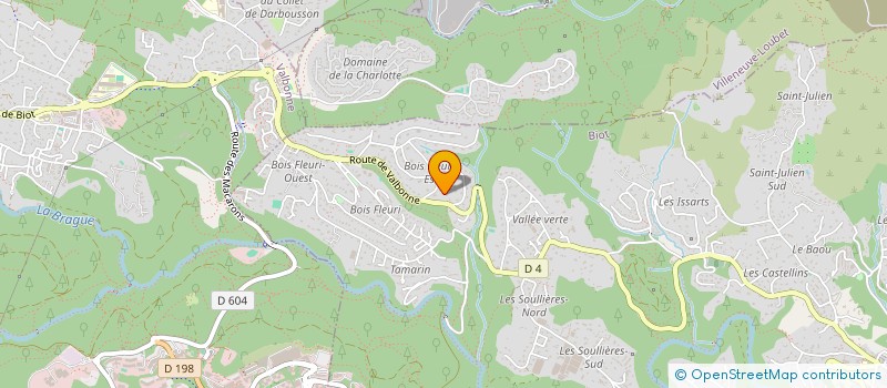 localisation de l'entreprise LM INVEST à BIOT