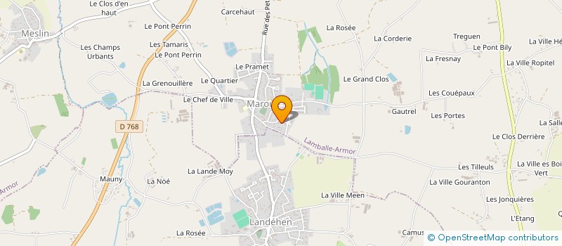 localisation de l'entreprise LM INVEST à LAMBALLE-ARMOR