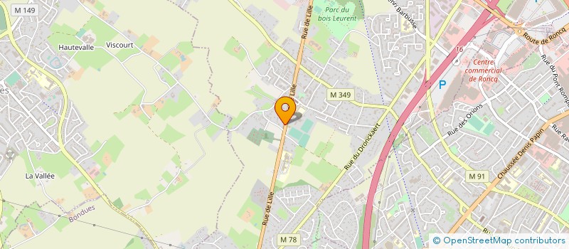 localisation de l'entreprise LM INVEST à RONCQ