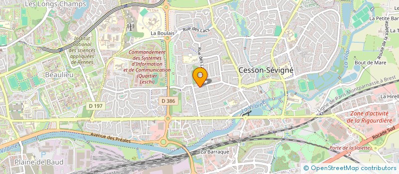 localisation de l'entreprise LM INVEST  CESSON-SEVIGNE