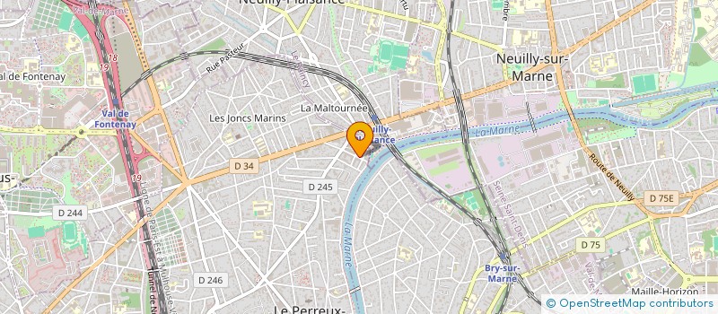 localisation de l'entreprise LM INVEST  LE PERREUX-SUR-MARNE
