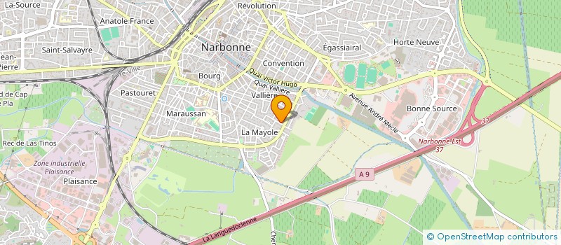 localisation de l'entreprise LM INVEST à NARBONNE