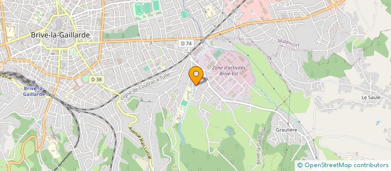 localisation de l'entreprise LM INVEST  BRIVE-LA-GAILLARDE