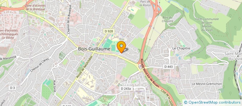 localisation de l'entreprise LM INVEST à BOIS-GUILLAUME