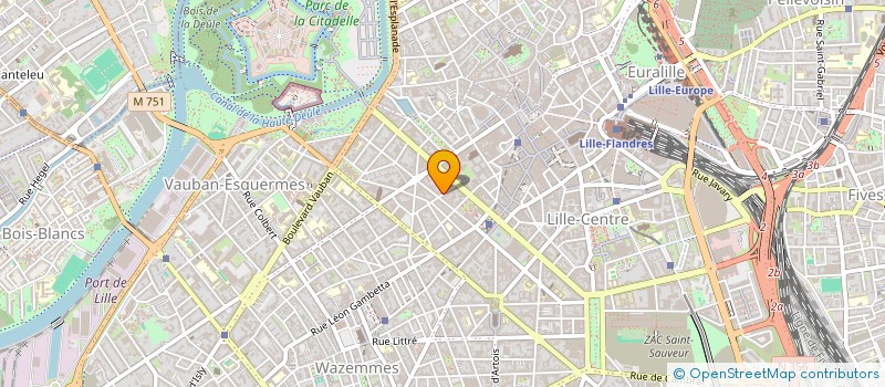 localisation de l'entreprise LM INVEST à LILLE