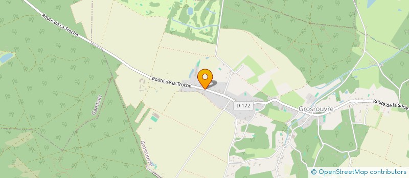 localisation de l'entreprise LM INVEST  GROSROUVRE