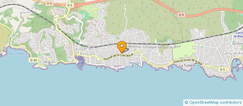 localisation de l'entreprise LM INVEST CONSEILS  SAUSSET-LES-PINS