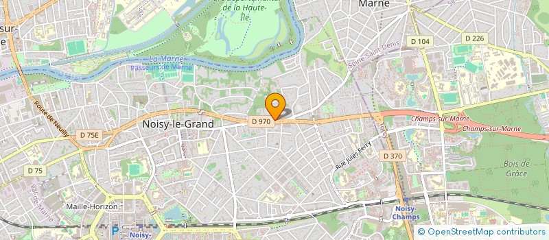 localisation de l'entreprise LM INVESTISSEMENT à NOISY-LE-GRAND