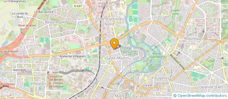 localisation de l'entreprise LM INVESTISSEMENTS  RENNES