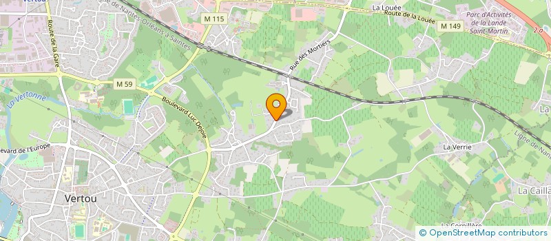 localisation de l'entreprise LM INVESTISSEMENTS  VERTOU