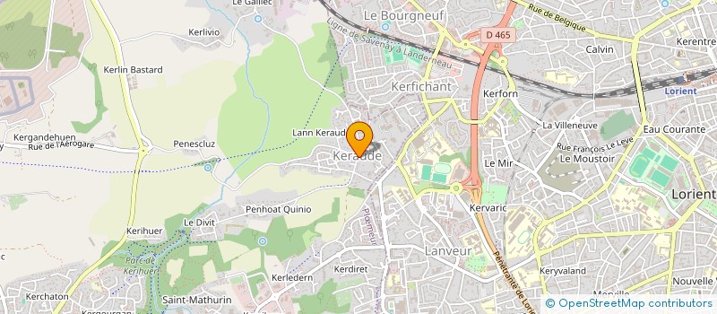 localisation de l'entreprise LM KERBERDERY à PLOEMEUR