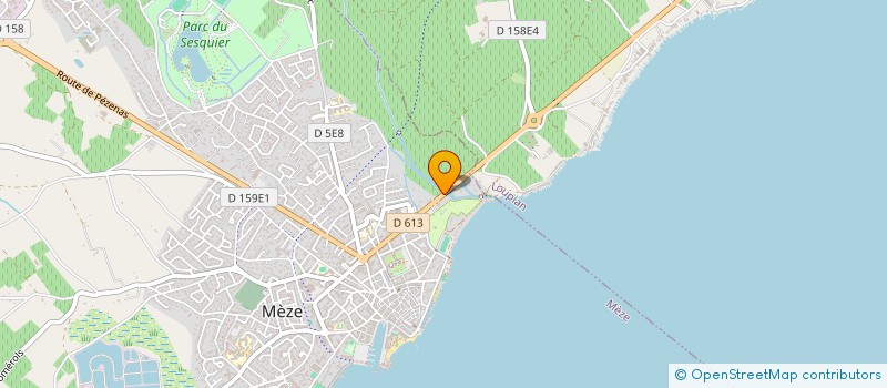 localisation de l'entreprise LM KINE à MEZE