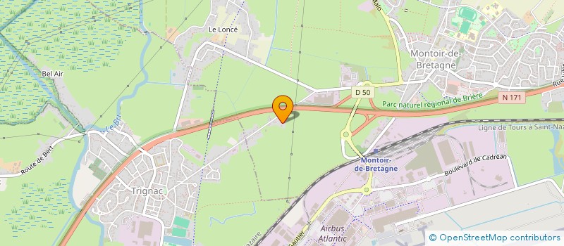 localisation de l'entreprise LM L'IMMOBILIER  MONTOIR-DE-BRETAGNE