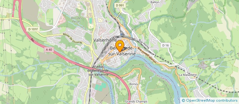 localisation de l'entreprise LM LA MODE à VALSERHONE