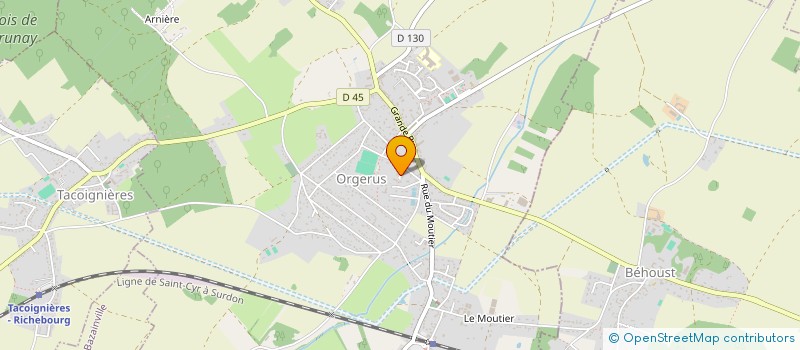 localisation de l'entreprise LM LA PLAGE  ORGERUS