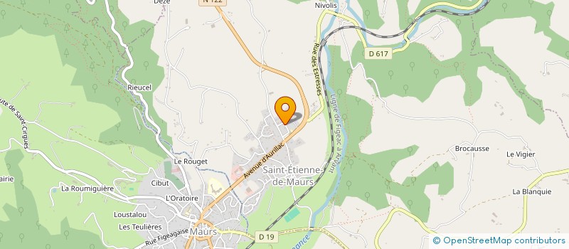 localisation de l'entreprise LM LAIT CONSEIL à SAINT-ETIENNE-DE-MAURS