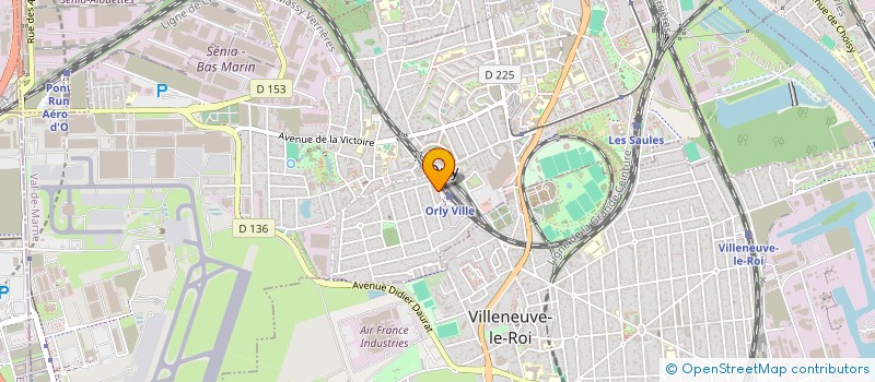 localisation de l'entreprise LM LES FLEURS  ORLY