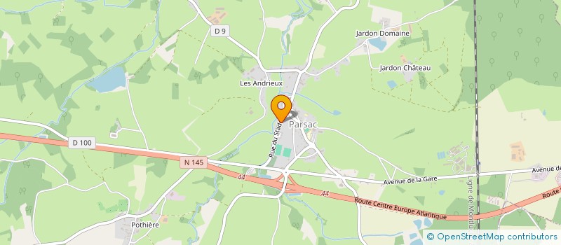 localisation de l'entreprise LM LES LOC'S  PARSAC