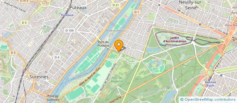 localisation de l'entreprise LM LIFESTYLE à NEUILLY-SUR-SEINE
