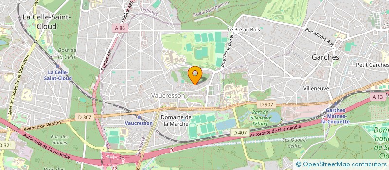 localisation de l'entreprise LM LM à VAUCRESSON