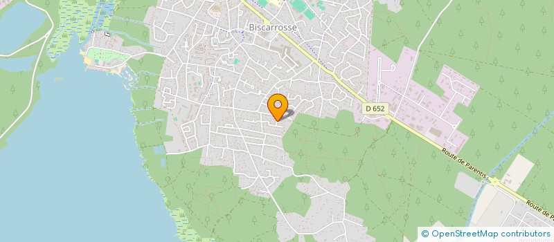 localisation de l'entreprise LM LOC  BISCARROSSE