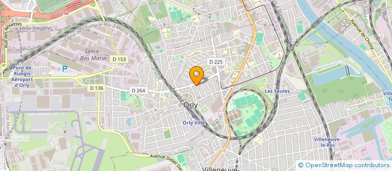 localisation de l'entreprise LM LOGISTIQUE à ORLY