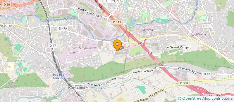 localisation de l'entreprise LM-LT  SAINT-VICTORET