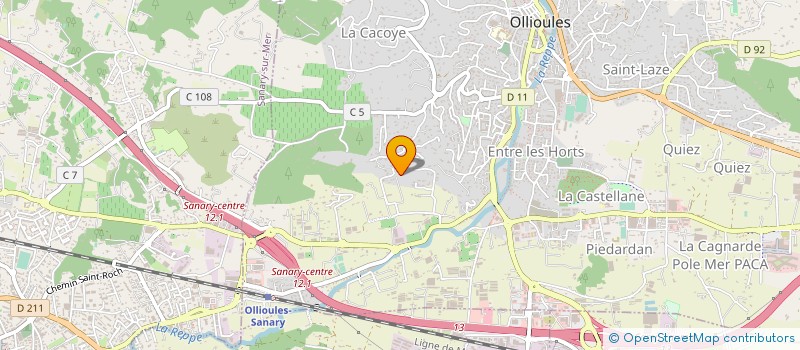 localisation de l'entreprise LM MA RENOV à OLLIOULES