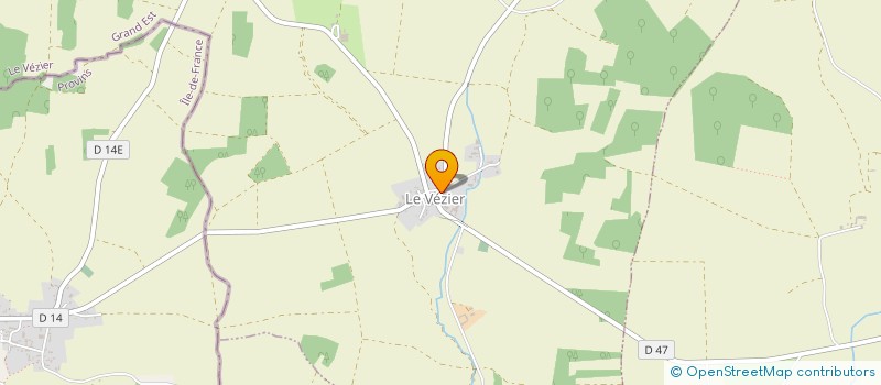 localisation de l'entreprise LM MACONNERIE GENERALE  LE VEZIER