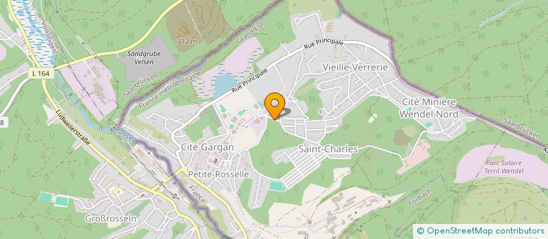 localisation de l'entreprise LM MASSIMO CONSTRUCTION  PETITE-ROSSELLE