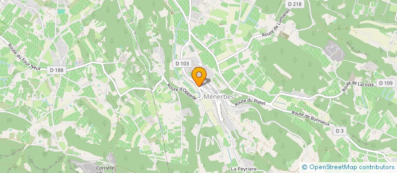 localisation de l'entreprise LM MENERBES  MENERBES