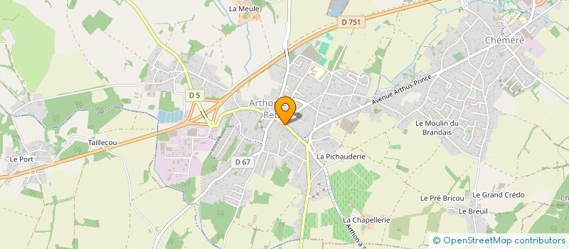 localisation de l'entreprise LM MENUISERIE à CHAUMES-EN-RETZ
