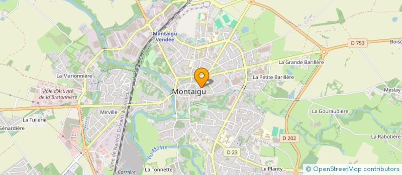 localisation de l'entreprise LM MONTAIGU à MONTAIGU-VENDEE