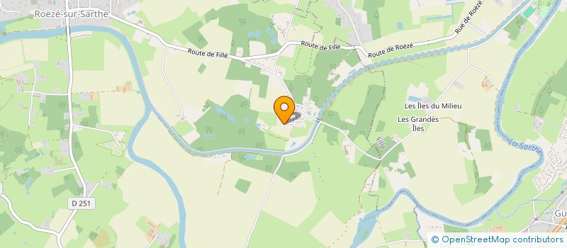 localisation de l'entreprise LM MOTORSPORT  ROEZE-SUR-SARTHE