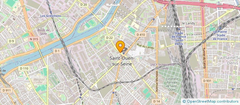 localisation de l'entreprise LM NOTAIRES à SAINT-OUEN-SUR-SEINE