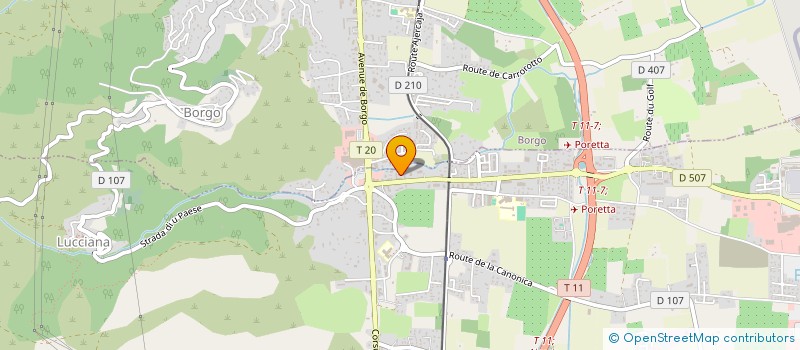 localisation de l'entreprise LM ONGLES ET CILS à LUCCIANA