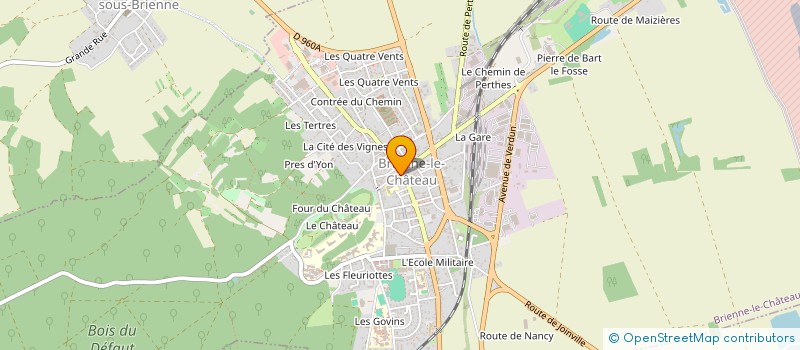 localisation de l'entreprise LM OPTIQUE  BRIENNE-LE-CHATEAU