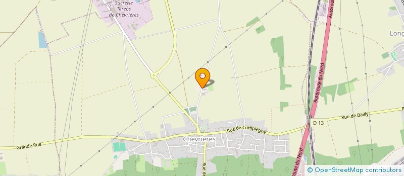 localisation de l'entreprise LM ORIGIN  CHEVRIERES