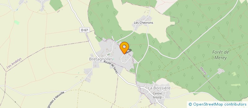 localisation de l'entreprise LM ORTHODONTIE  BRETAGNOLLES