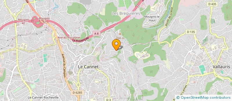 localisation de l'entreprise LM PARTICIPATIONS à LE CANNET