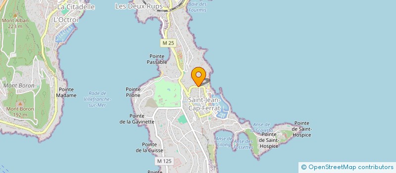 localisation de l'entreprise LM PARTNERS  SAINT-JEAN-CAP-FERRAT