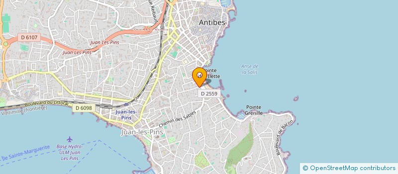 localisation de l'entreprise LM PATRIMOINE à ANTIBES
