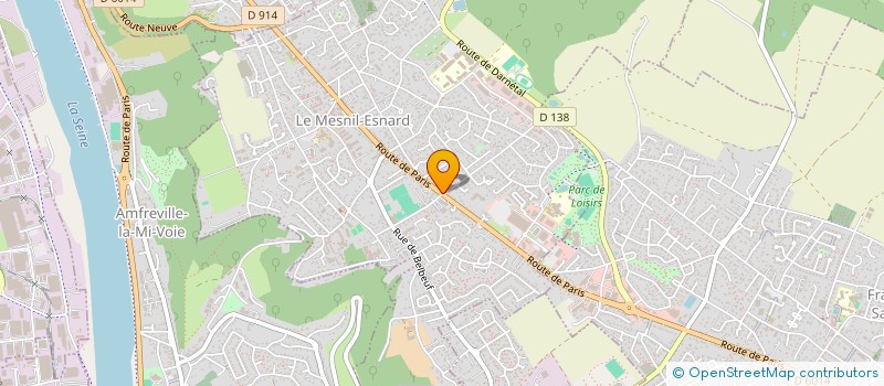 localisation de l'entreprise LM PATRIMOINES à ROUEN