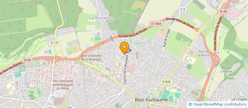 localisation de l'entreprise LM PERFORMANCE à BOIS-GUILLAUME